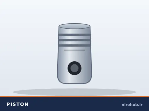 پیستون با گژن‌پین دیزل ۴ سیلندر ۳۰ تا ۱۰۰ کیلووات
