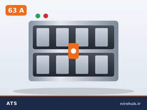 کلید تبدیل اتوماتیک (ATS) ۶۳ آمپر ۴ پل