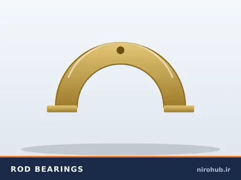 ست یاتاقان متحرک دیزل صنعتی ۶ سیلندر ۱۰۰ تا ۴۲۰ کیلووات