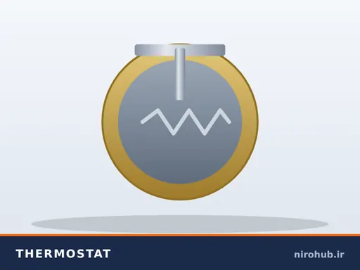 ترموستات دیزل ۲ و ۳ سیلندر ۱۲ تا ۴۰ کیلووات