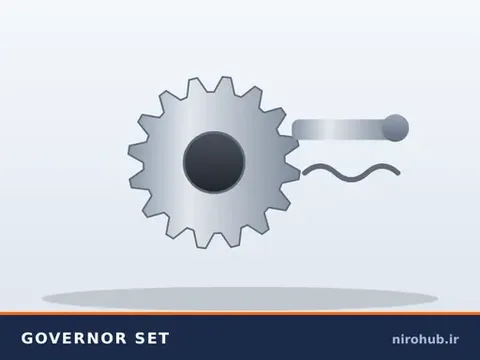 ست گاورنر و فنر دیزل هواخنک تک‌سیلندر ۳ تا ۵ کیلووات