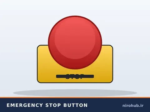 شستی اضطراری قارچی (Emergency Stop)