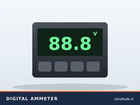 آمپرمتر دیجیتال تابلویی
